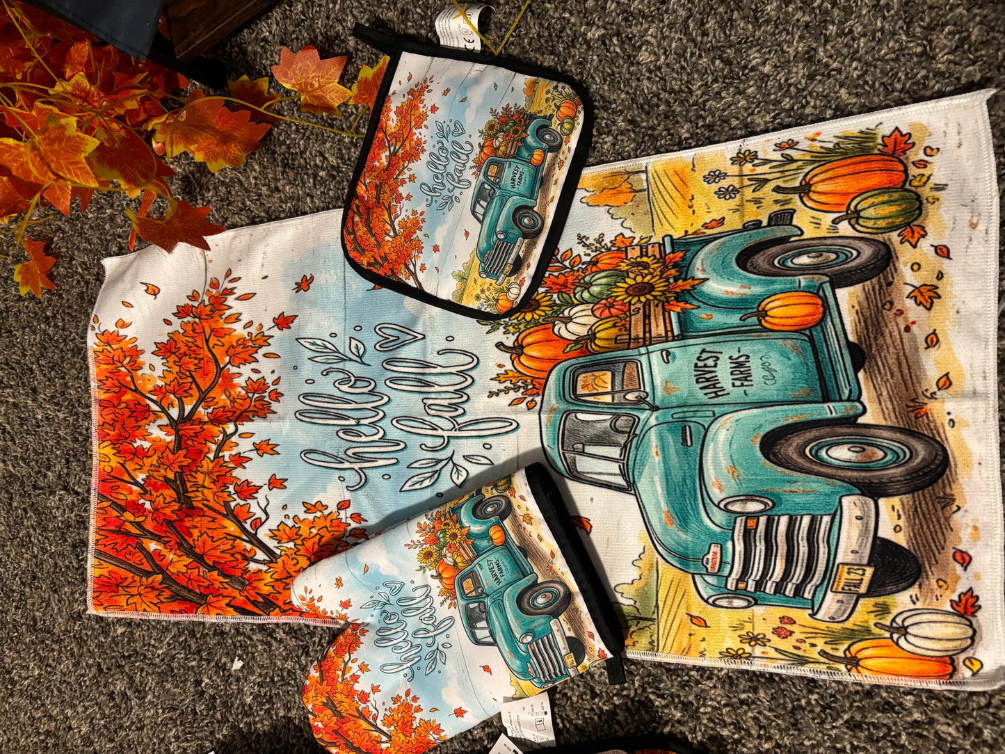 3 piece fall kitchen set