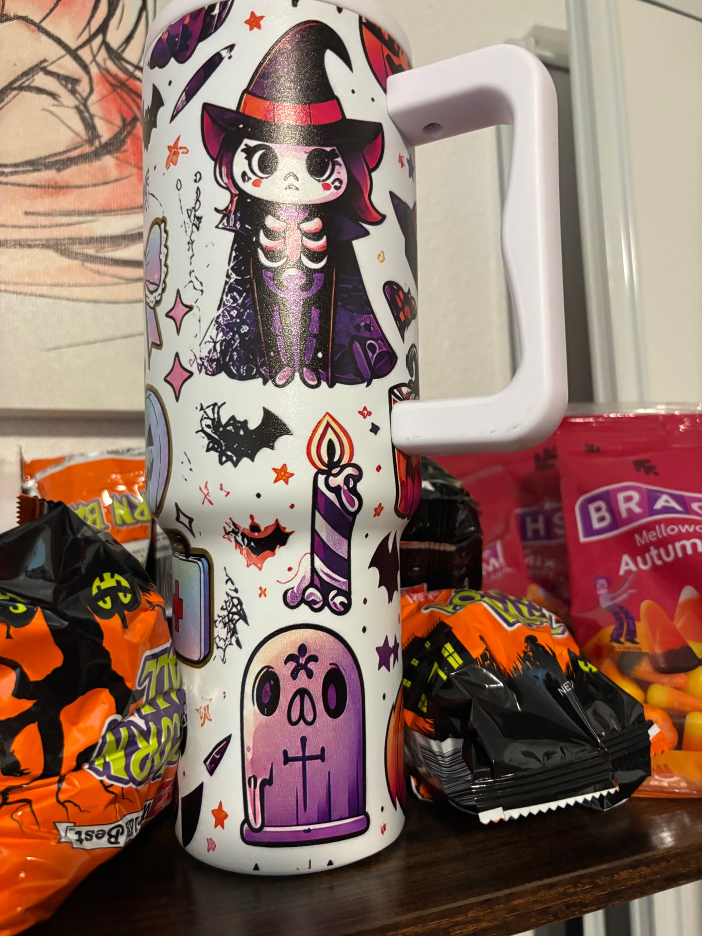 40 oz Halloween tumbler