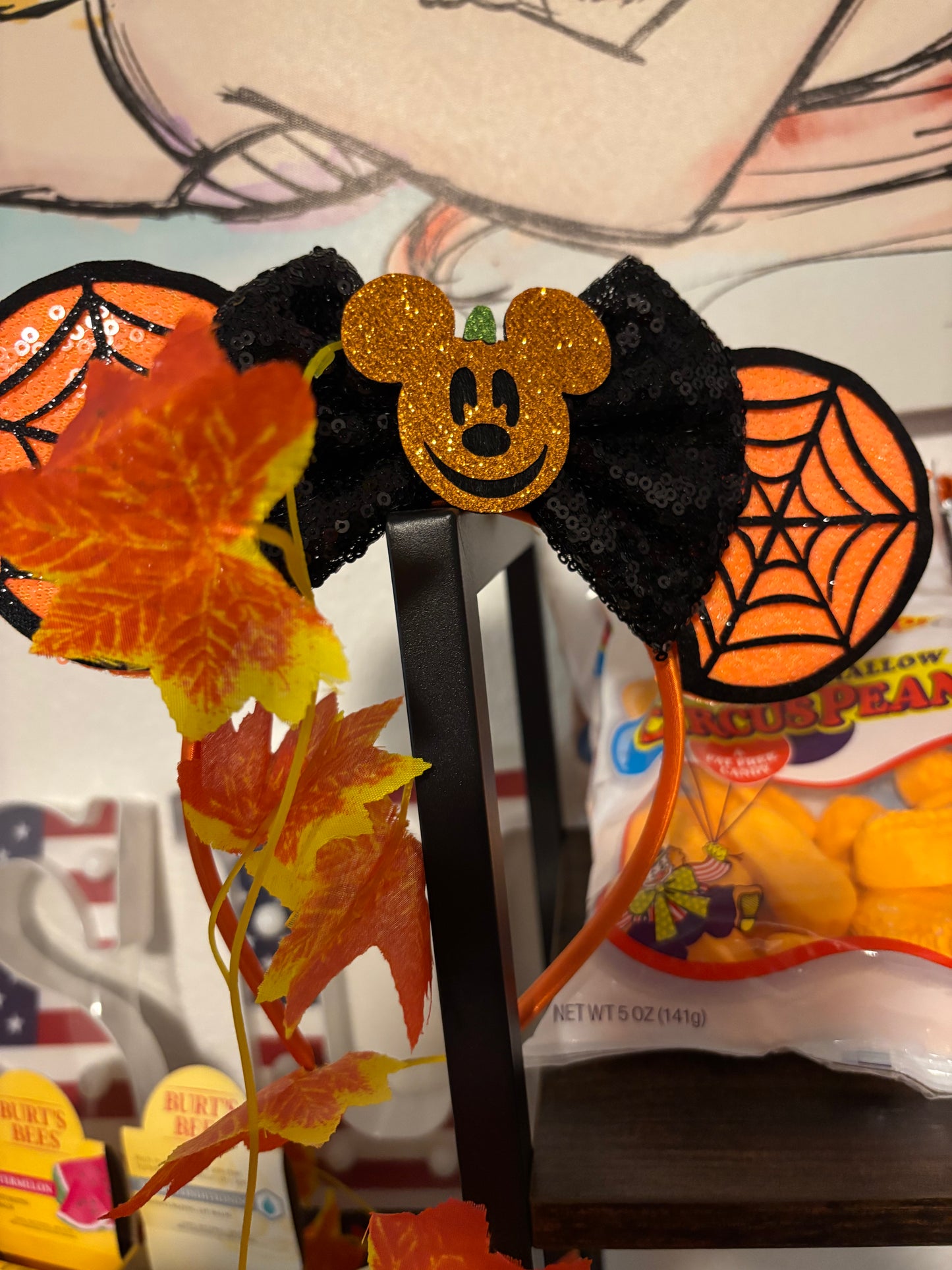 Halloween Minnie headband