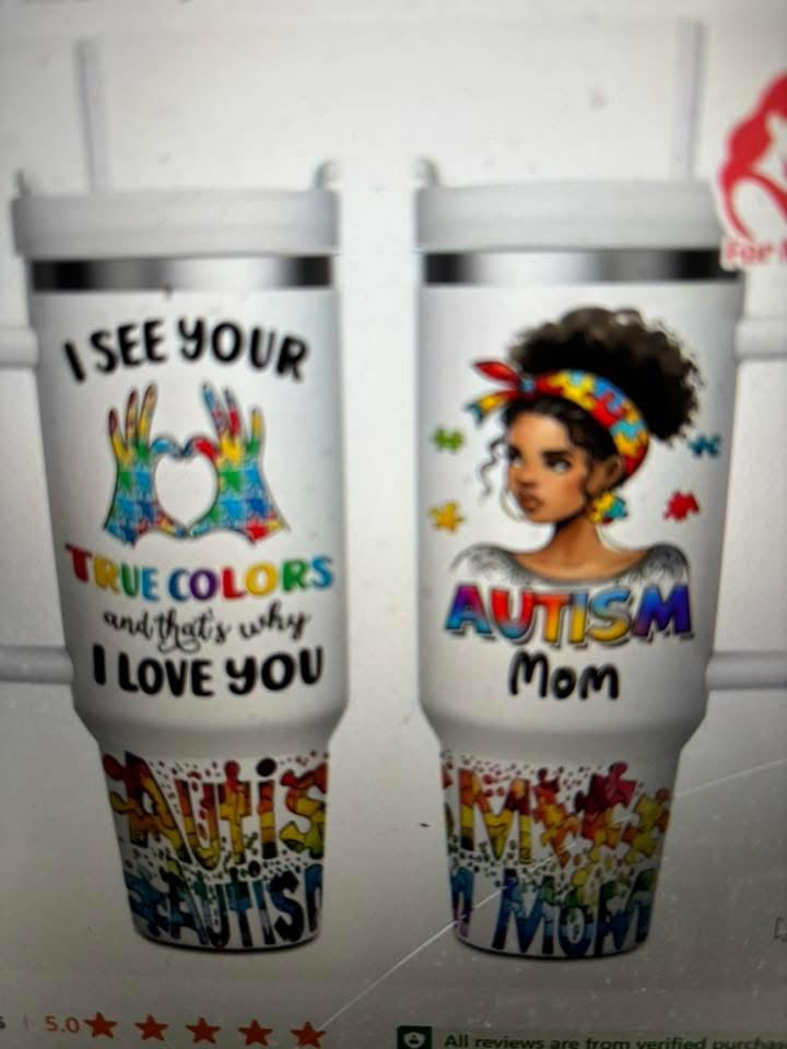 Autism 40 oz tumbler