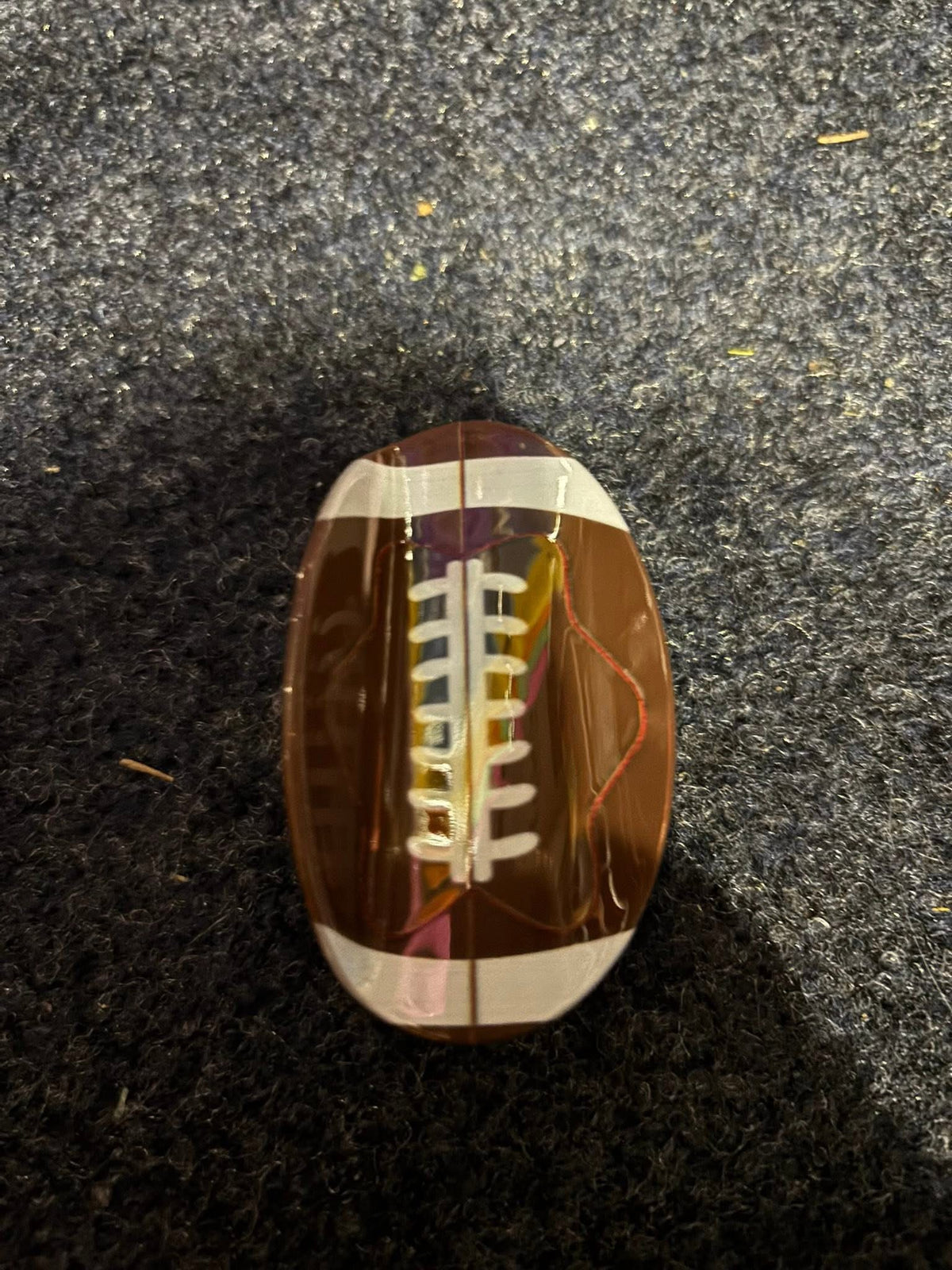 Football hair clip