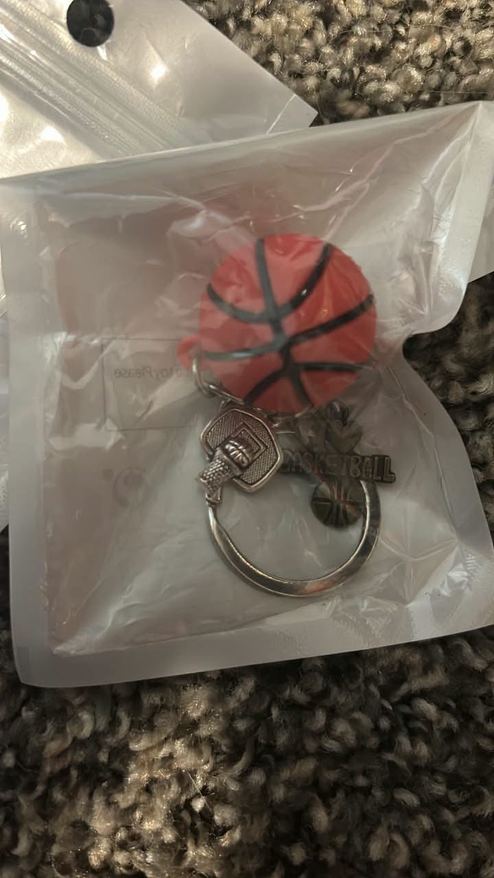 Basketball keychain