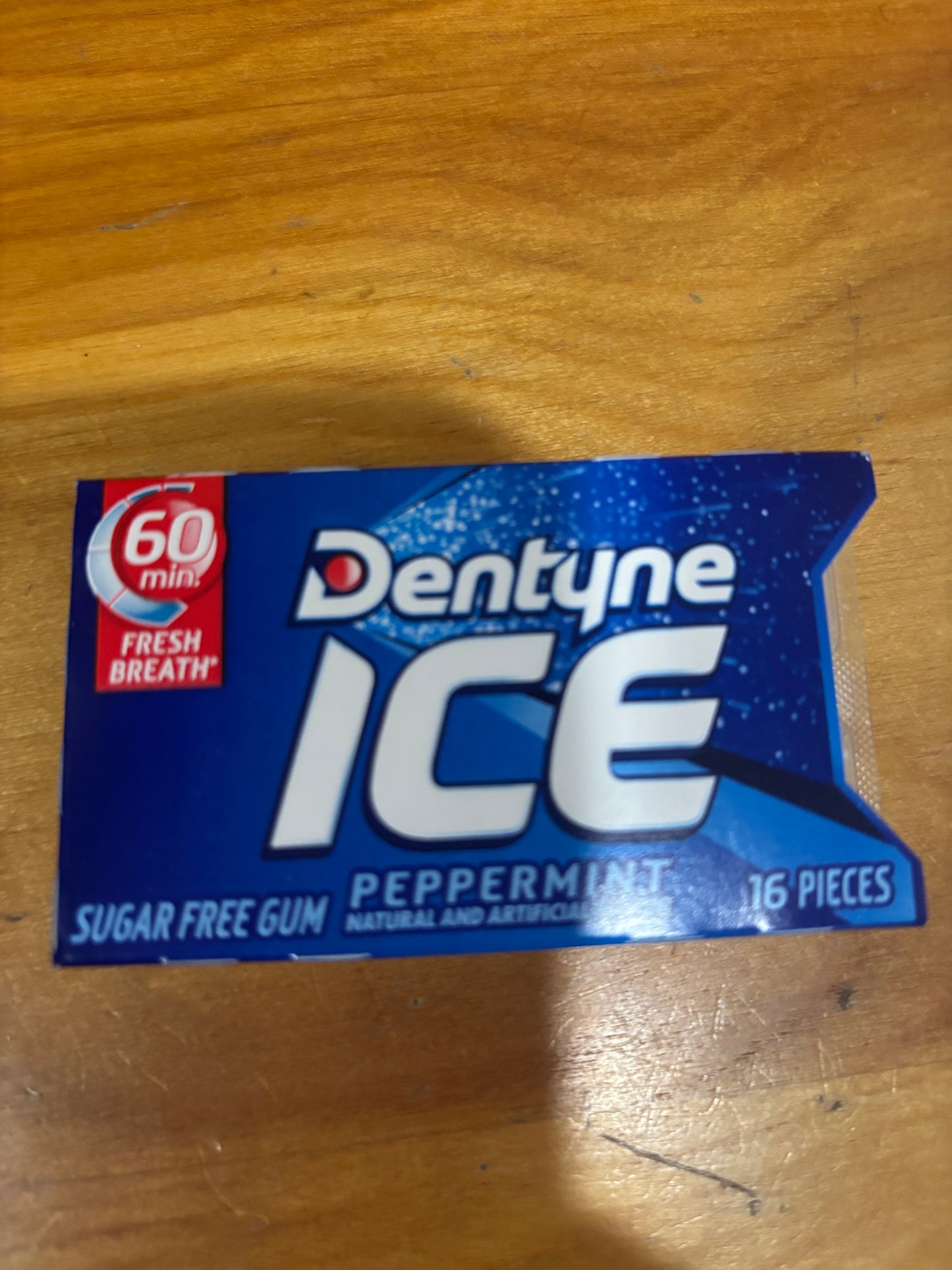Denture ice peppermint