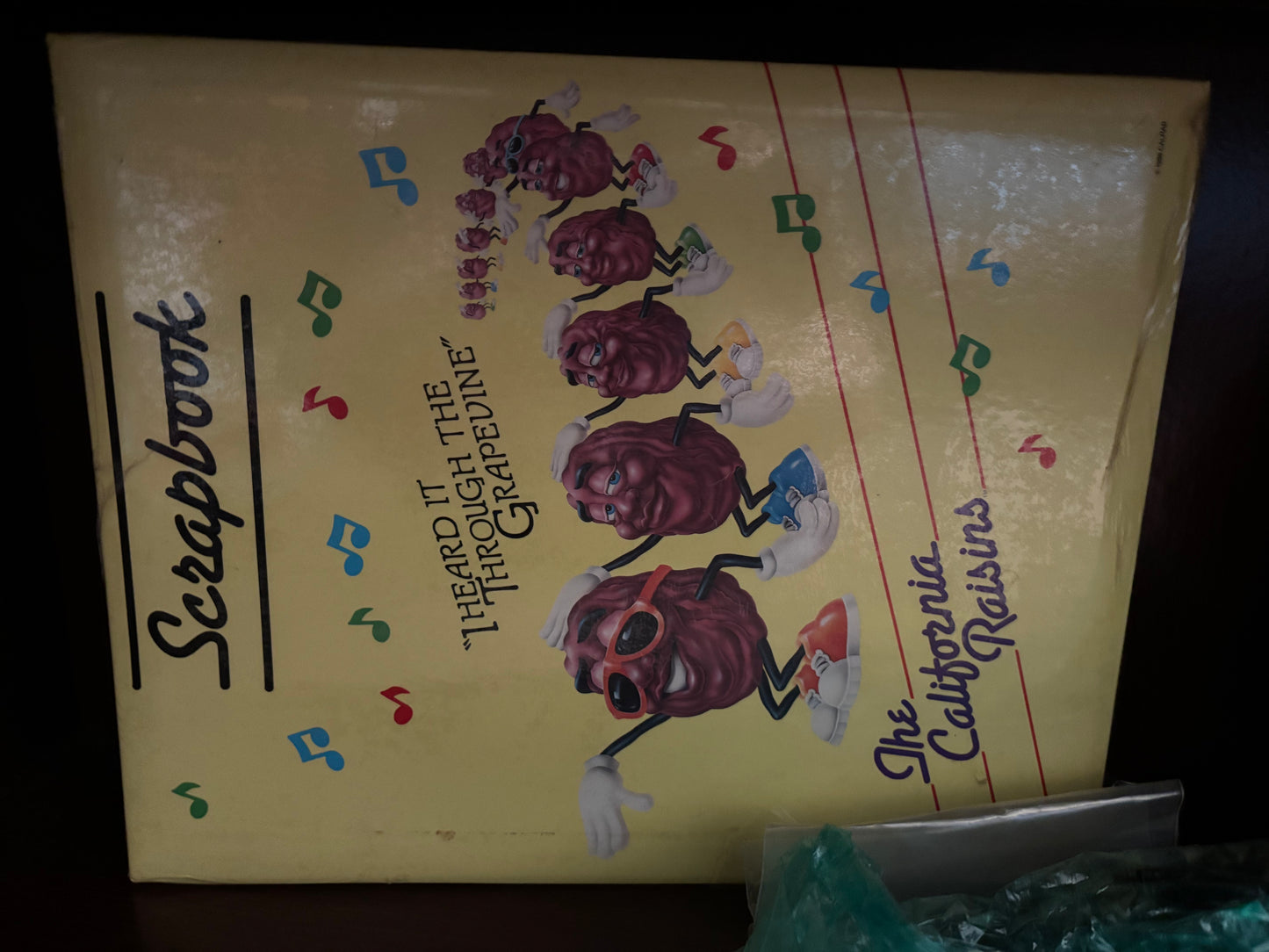 Raisins scrapbook