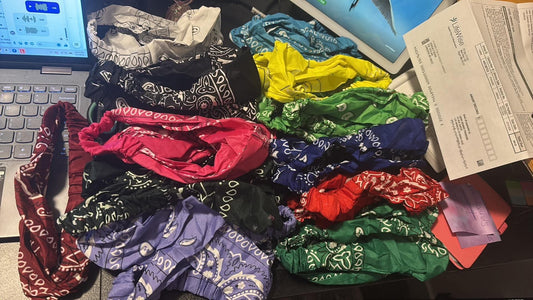 Bandana headband stretchy