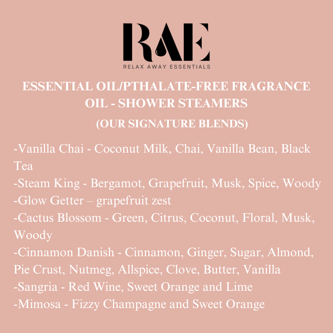 Relax Away Essentials - Single Shower Steamer - Aromatherapy : Golden grove