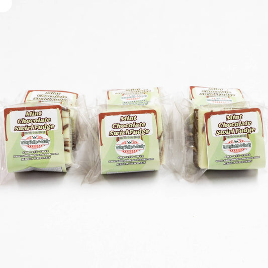 Valley Fudge & Candy - Mint Chocolate Swirl Fudge 1 piece