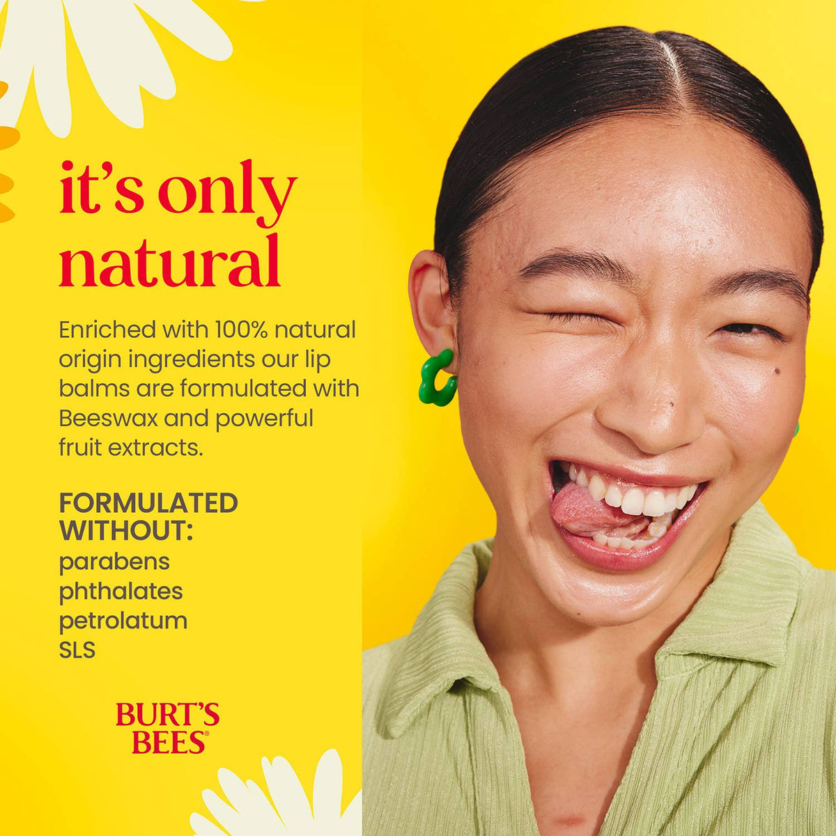 Burt's Bees - Watermelon Lip Balms With Beeswax, 12 Count Display