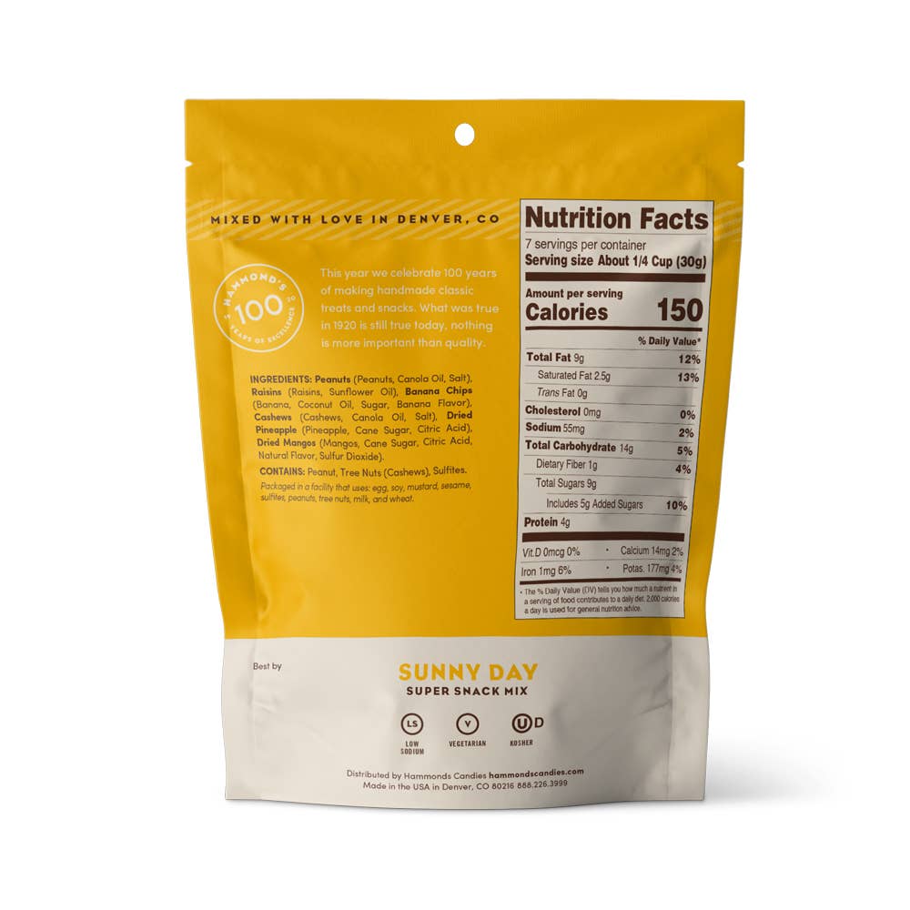 Sunny Day Trail Mix - Tropical Fruit - 7.5 oz