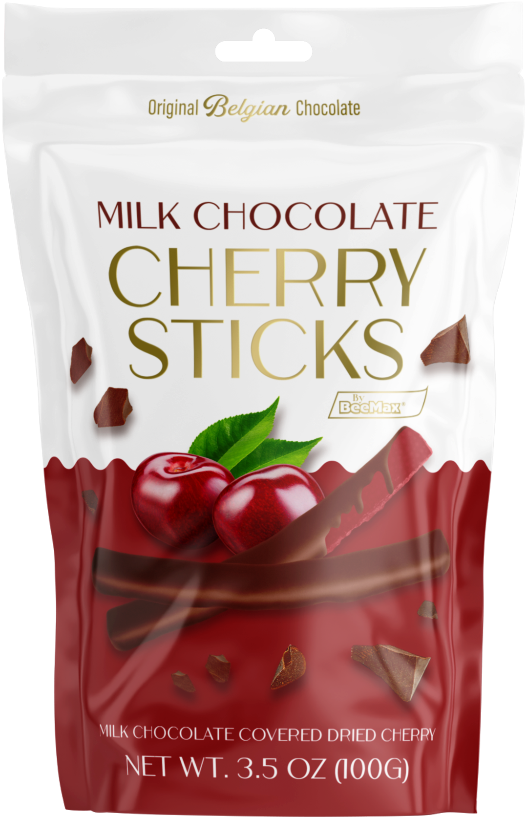 Beemax - Milk Chocolate Covered Dried Cherry Sticks