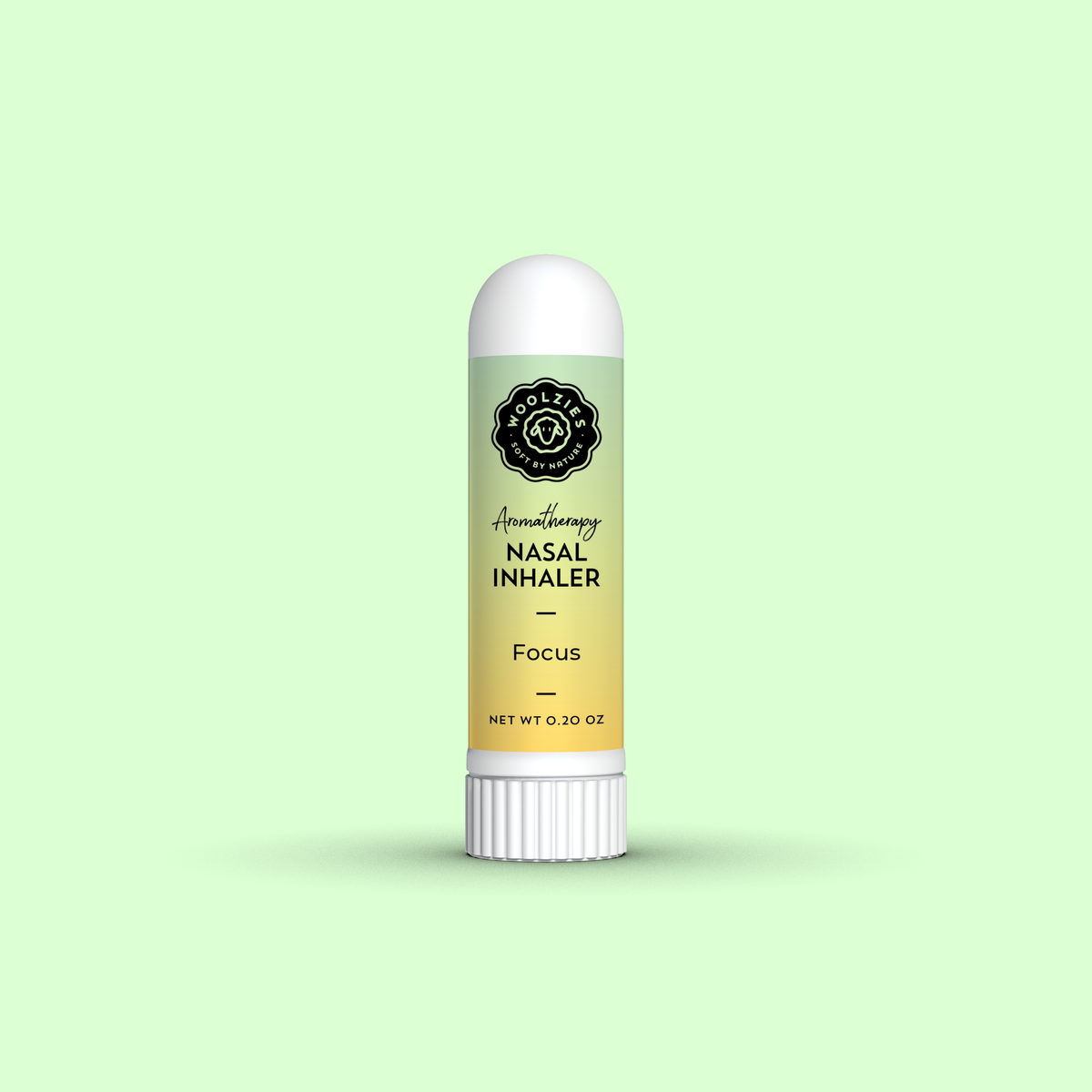 Woolzies - Aromatherapy Nasal Inhaler - Natural Essential Oil Blends: Focus