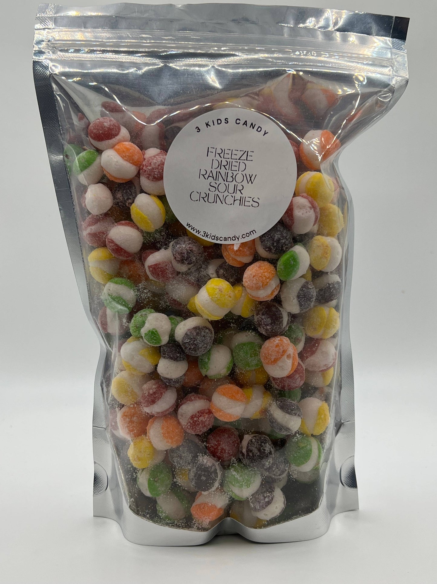 Freeze Dried Rainbow Crunchies Sour(Made from Sour Skittles)