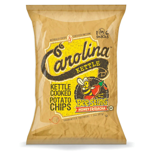 1 in 6 Snacks- Carolina Kettle chips - Honey Sriracha Carolina Kettle Chips 5 oz