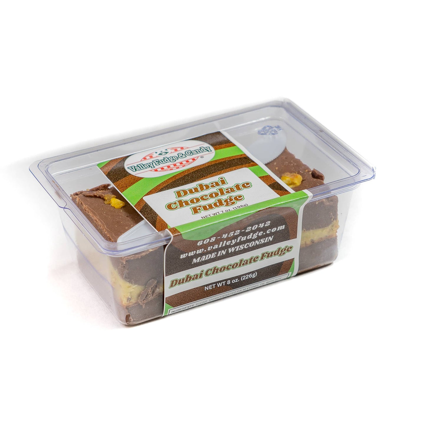 Valley Fudge & Candy - Dubai Chocolate 7 oz. Fudge Bar