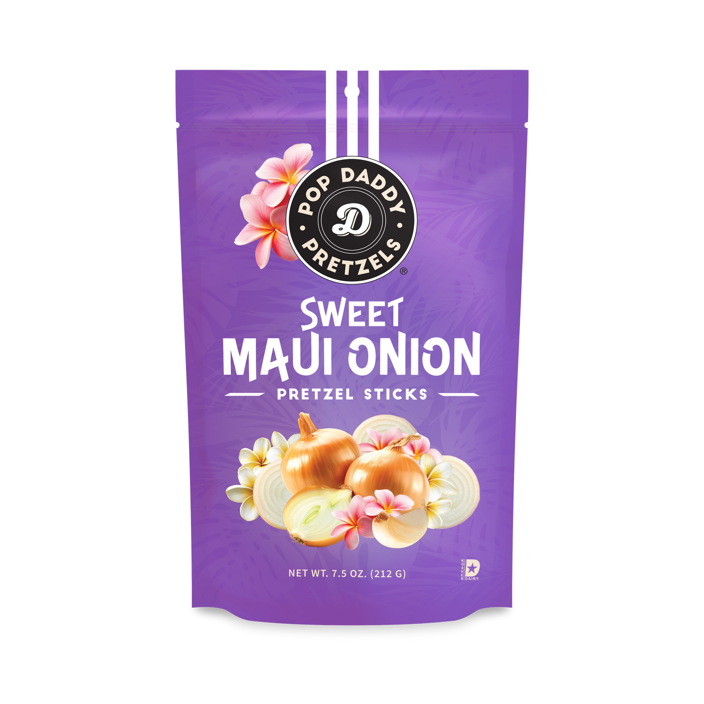 Pop Daddy Snacks - Seasoned Pretzels - 7.5oz - Sweet Maui Onion