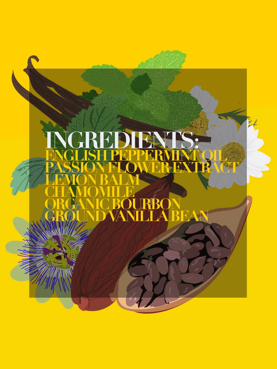 The Functional Chocolate Company - Carefree Chocolate - Stress & Anxiety Formula - Mellow Mint