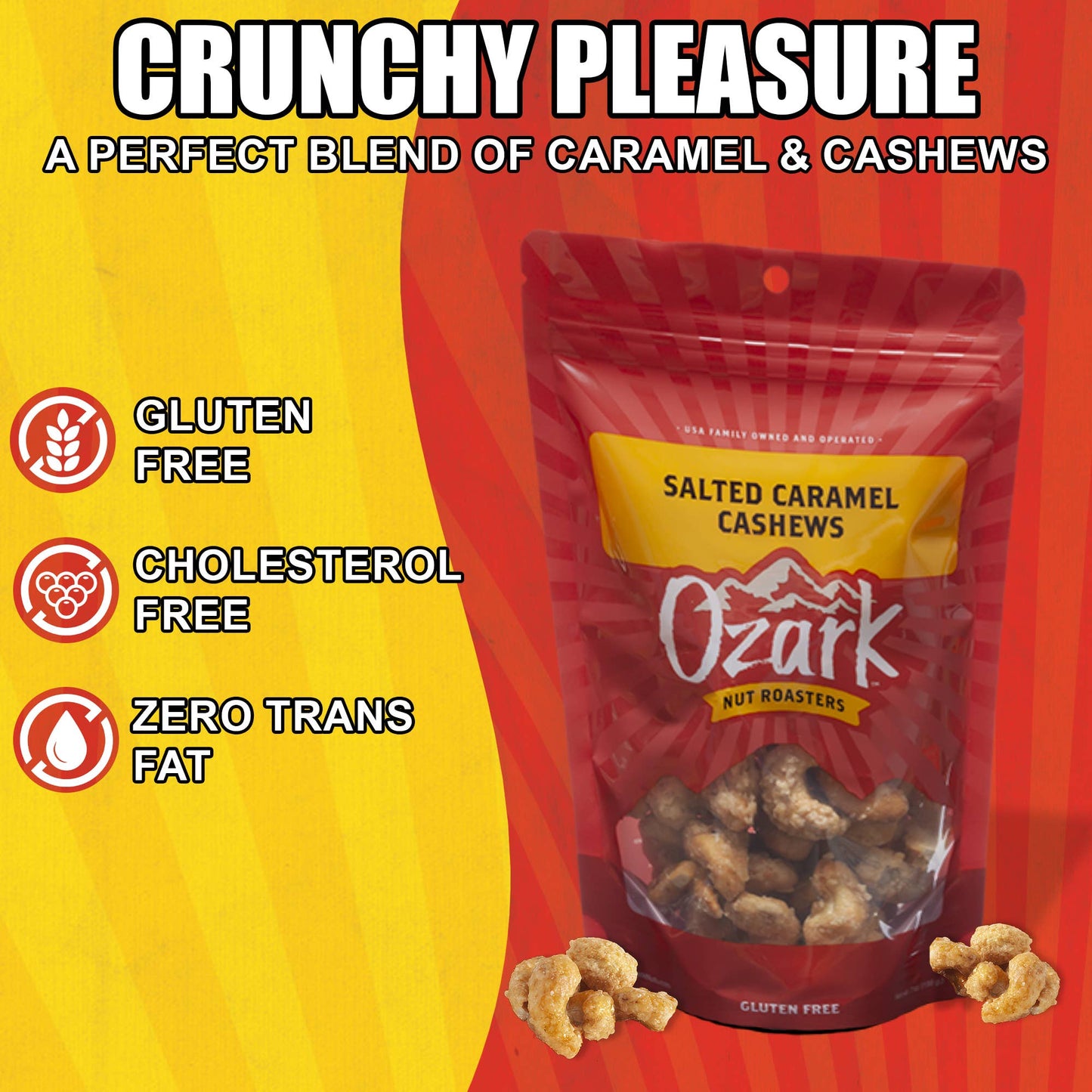 Salted Caramel Cashews - 7oz