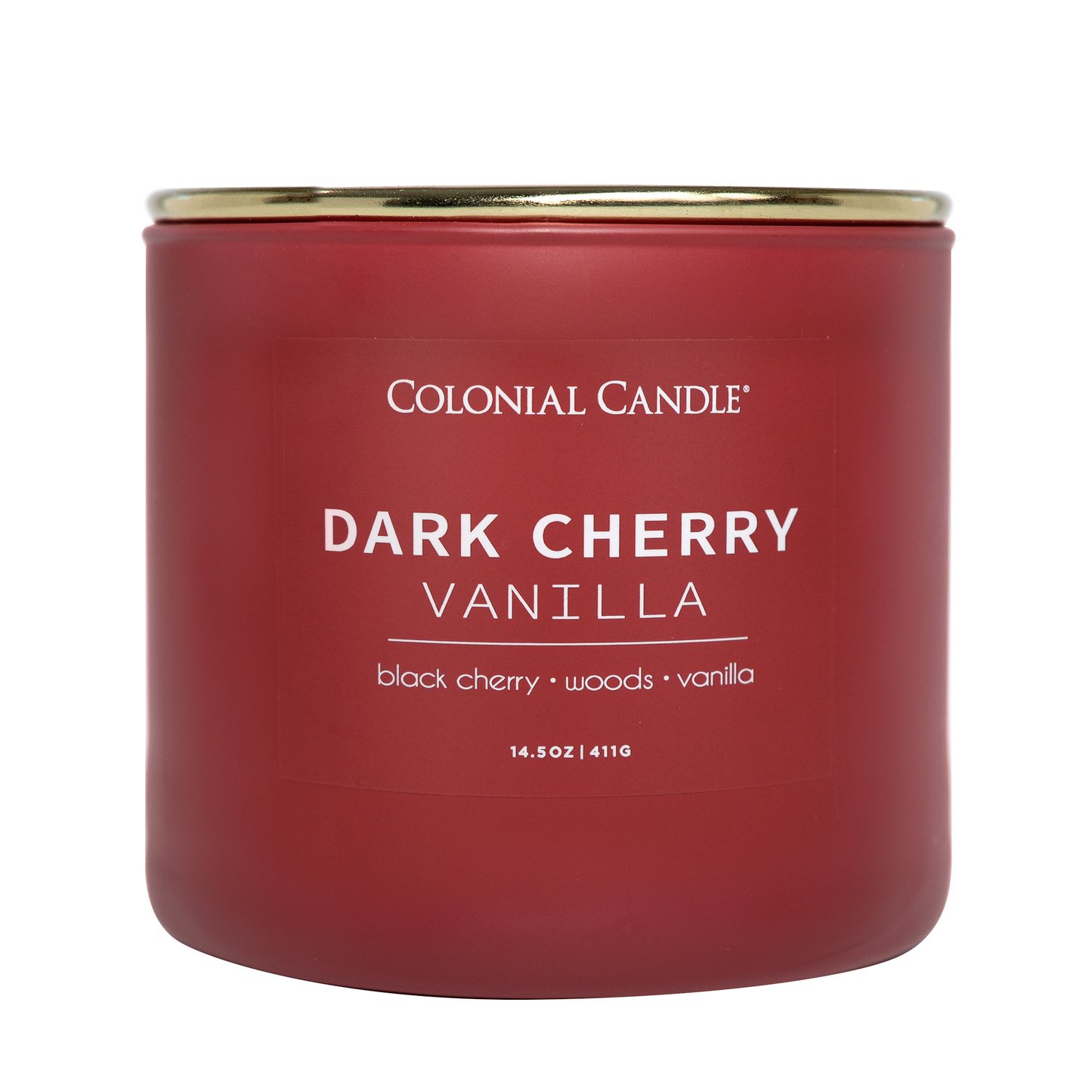 MVP Group International INC - Dark Cherry Vanilla Scented Candle, Soy Blend Wax, 14.5oz