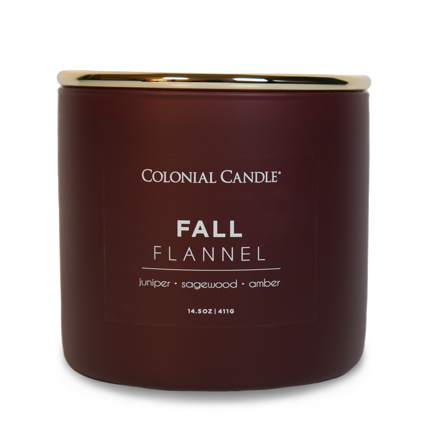 MVP Group International INC - Fall Flannel Scented Jar Candle, Soy Blend Wax, 14.5oz