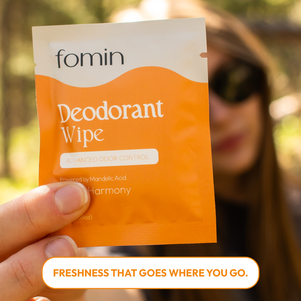 Fomin - Deodorant Wipes — pH-Balanced Odor Control | Fragrance Free: 5 PK / Fragrance Free