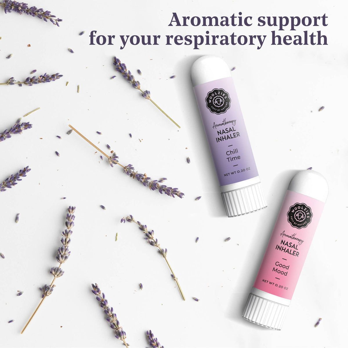 Woolzies - Aromatherapy Nasal Inhaler - Natural Essential Oil Blends: Sleep