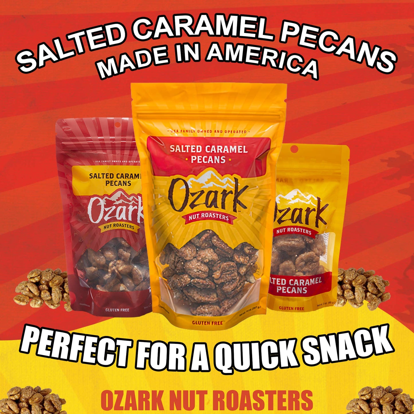 Salted Caramel Pecans - 3oz