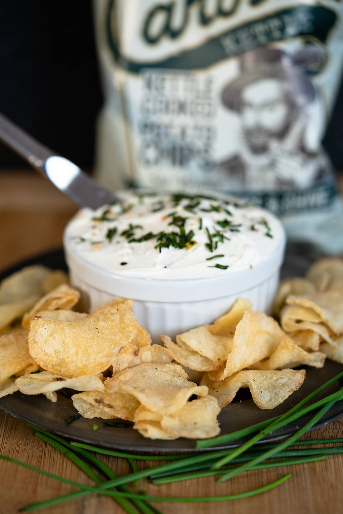 1 in 6 Snacks- Carolina Kettle chips - Cream Cheese and Chive Carolina Kettle Chip 5oz