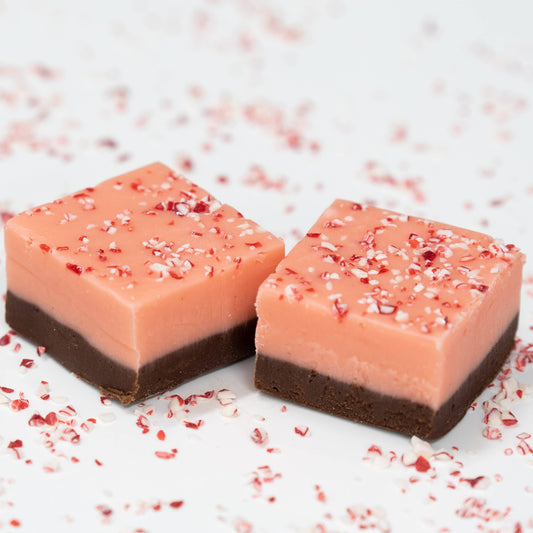 Valley Fudge & Candy - Peppermint Bark 1/2 lb. Fudge Bar