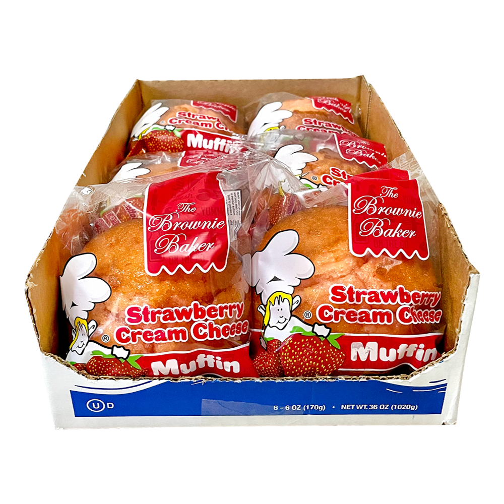 Shop The King - The Brownie Baker Muffin Strawberry Cream Cheese 6 oz