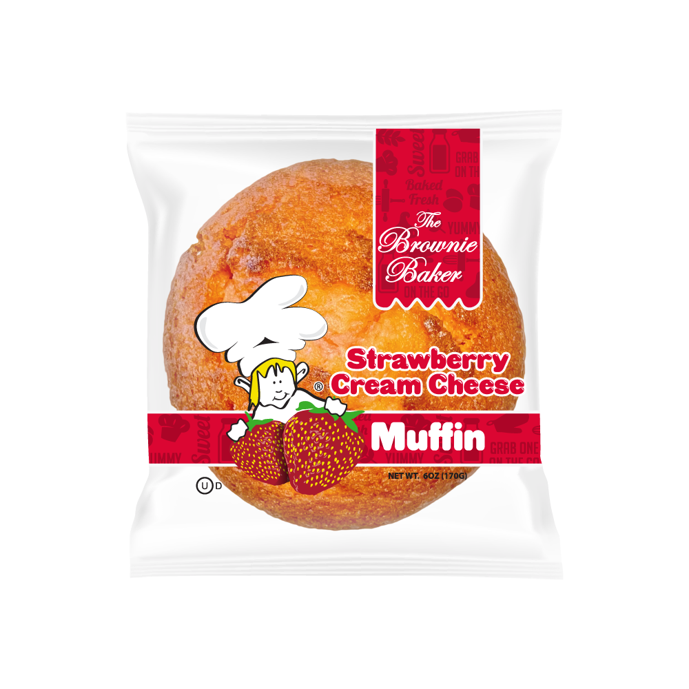 Shop The King - The Brownie Baker Muffin Strawberry Cream Cheese 6 oz