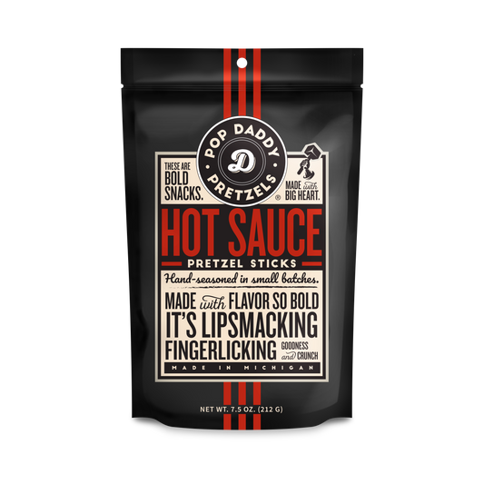 Pop Daddy – Hot Sauce Seasoned Pretzels 7.5oz