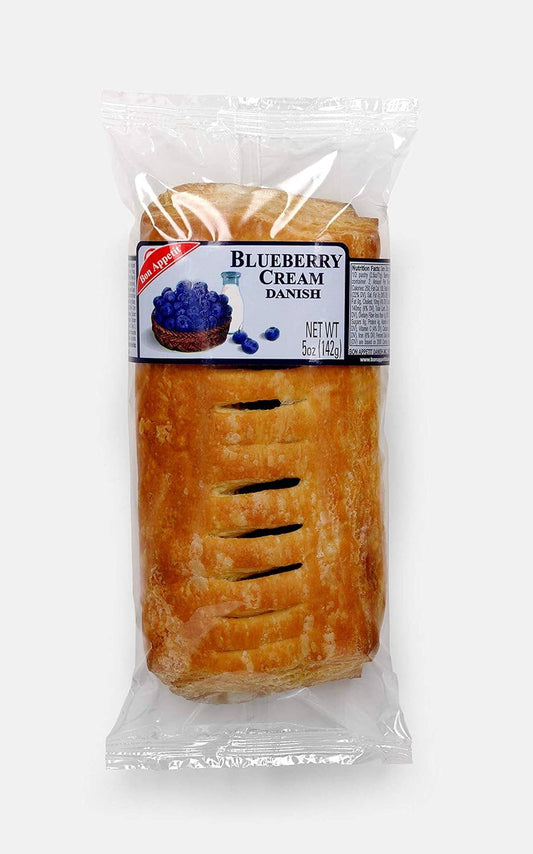 Bon Appetit Blueberry Danish, 5 oz - Delicious Fruit Pastry