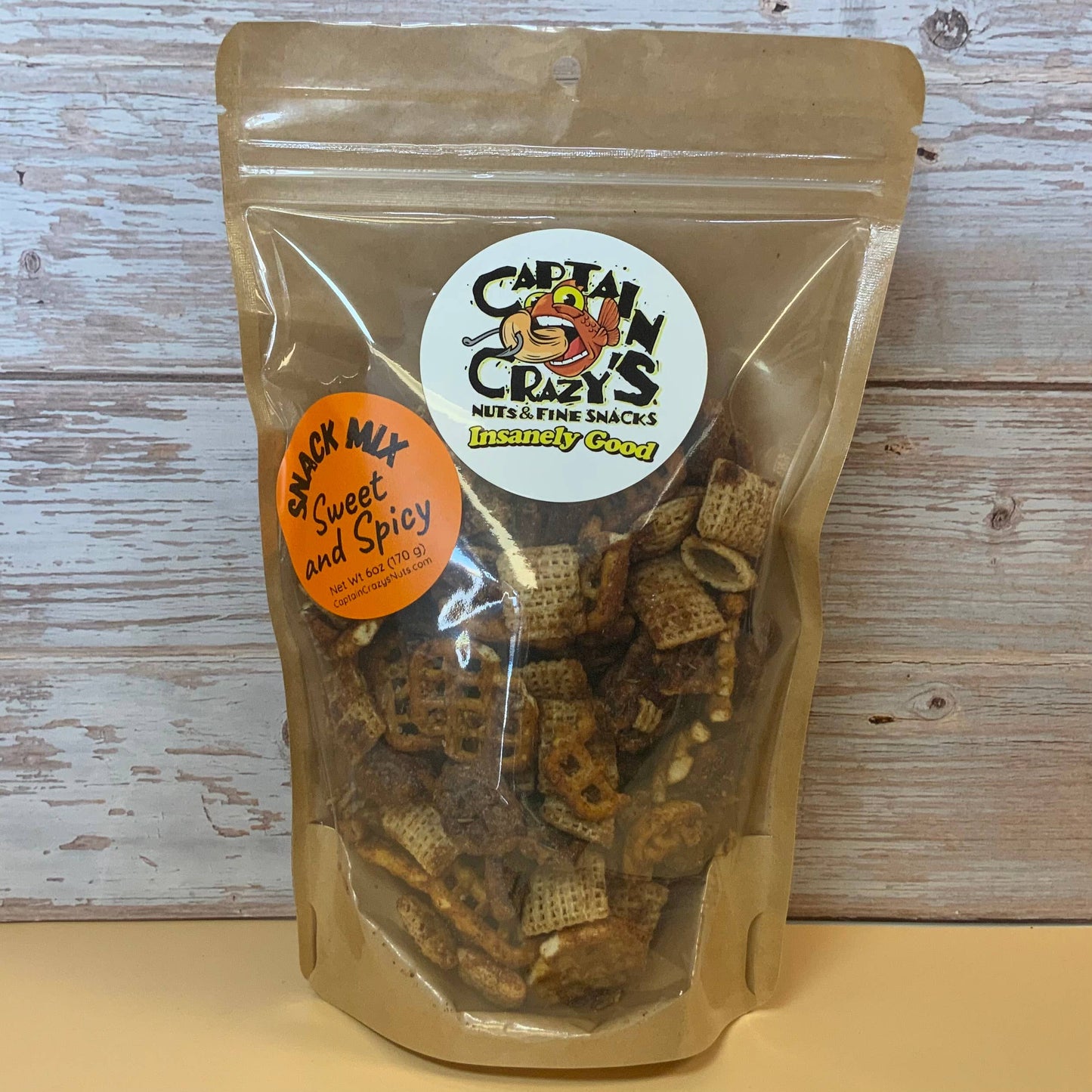 Captain Crazy’s Nuts and Fine Snacks - SWEET AND SPICY Nutty Snack Trail Mix