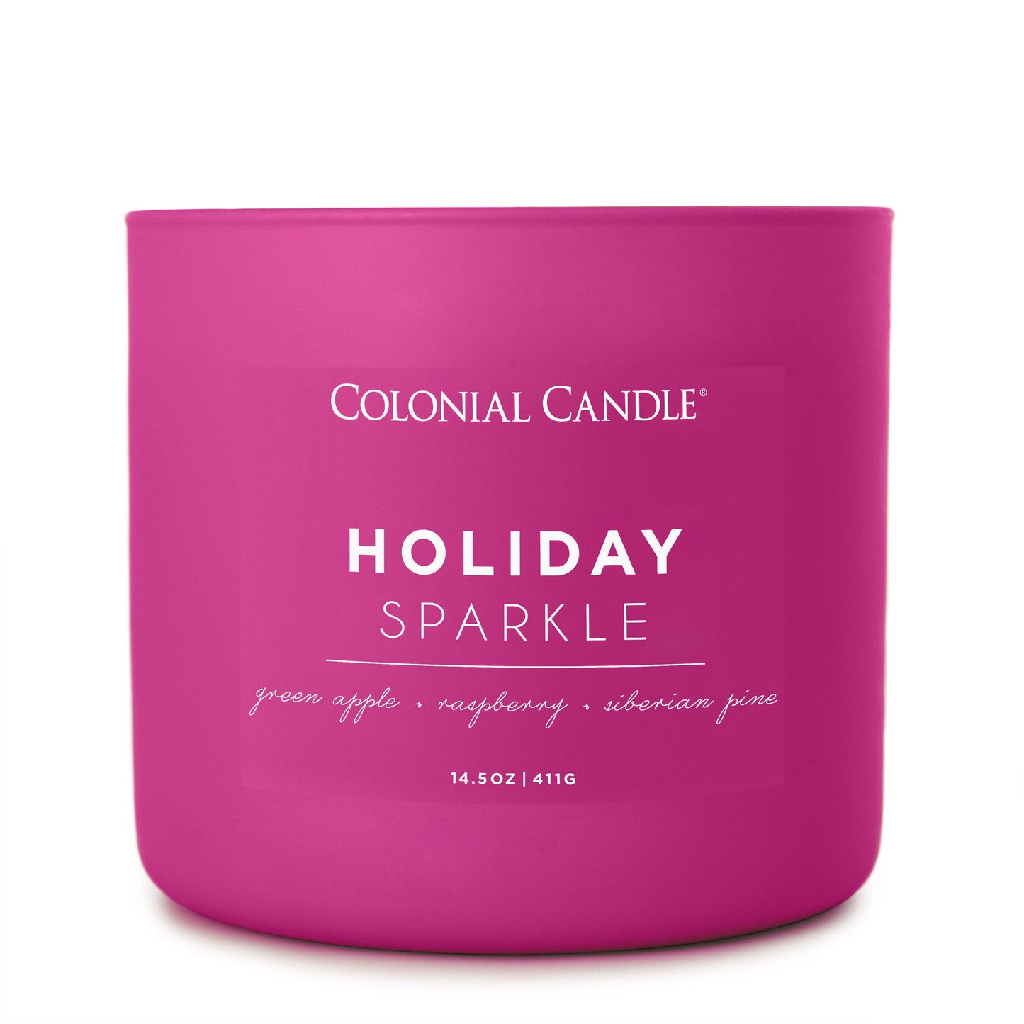 MVP Group International INC - Holiday Sparkle Scented Jar Candle, Soy Blend Wax, 14.5oz