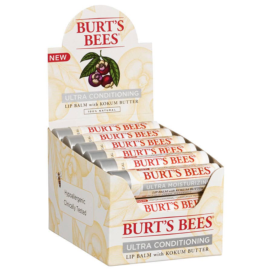 Burt's Bees - Ultra Conditioning Lip Balm With Kokum & Shea Butter Display