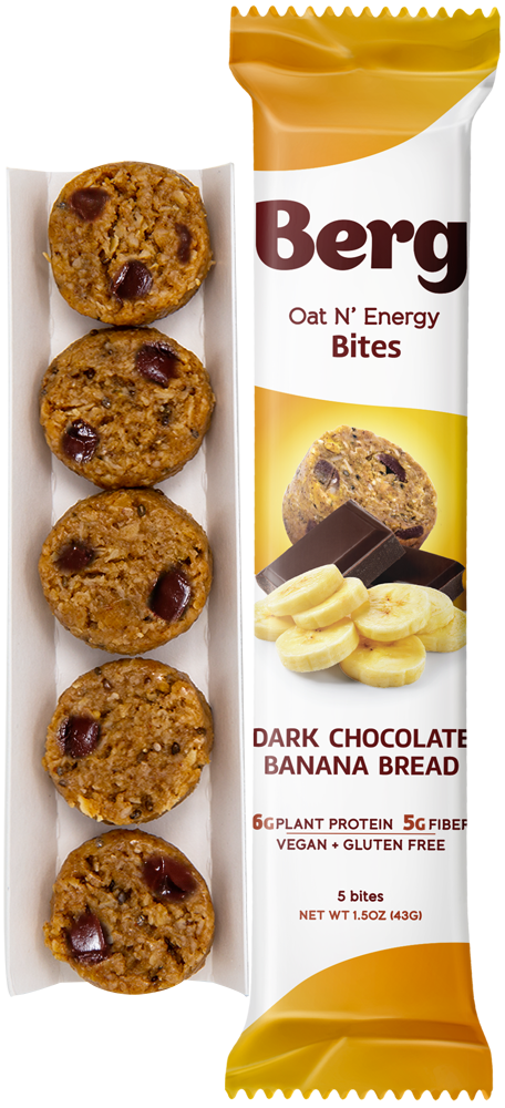 1.5oz Dark Chocolate Banana Bread Energy Bites