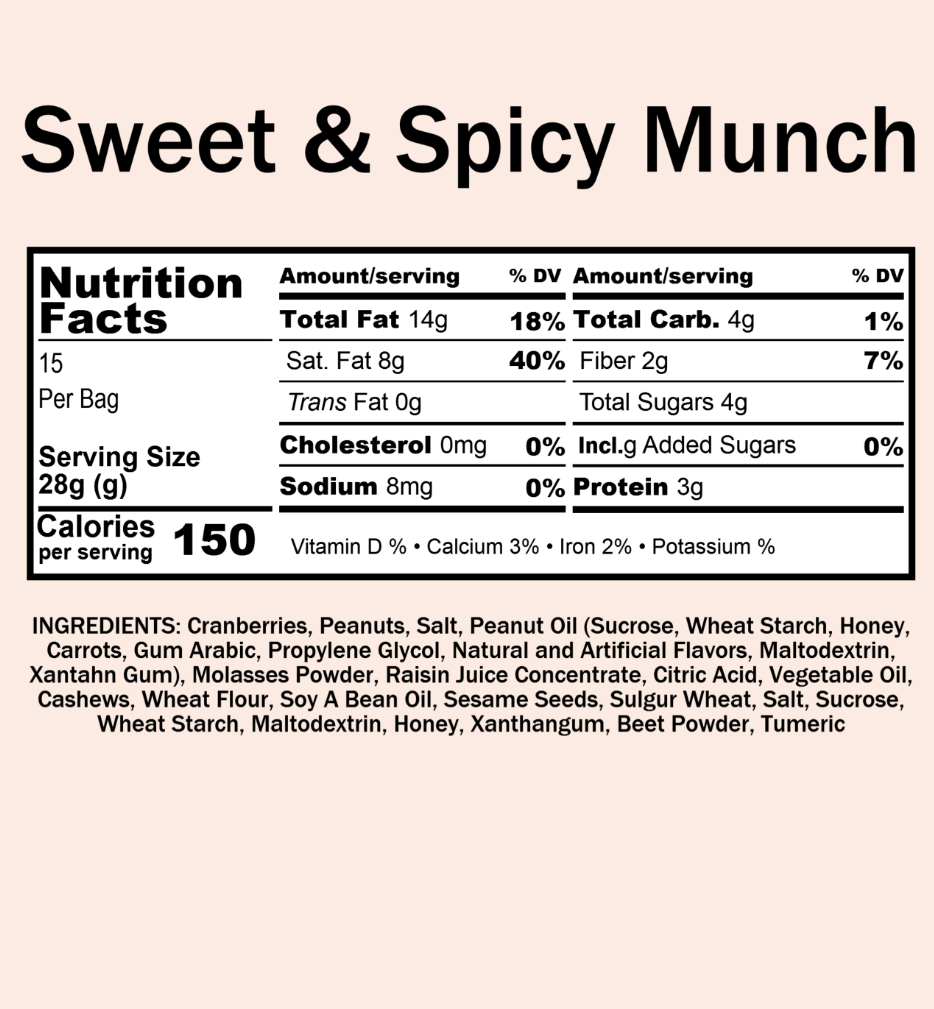 The Nut Garden, Sweetables, Utah Truffles - Sweet and Spicy Munch Mix, 12 oz