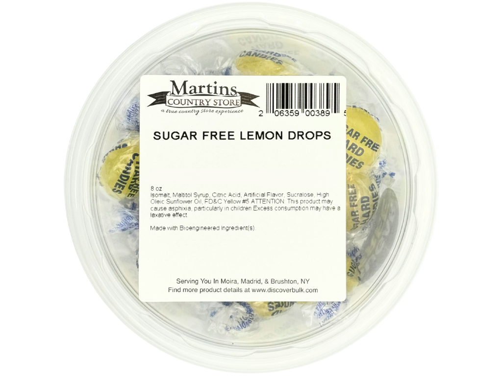 Martin's Country Store LLC - SUGAR FREE LEMON DROPS 8oz