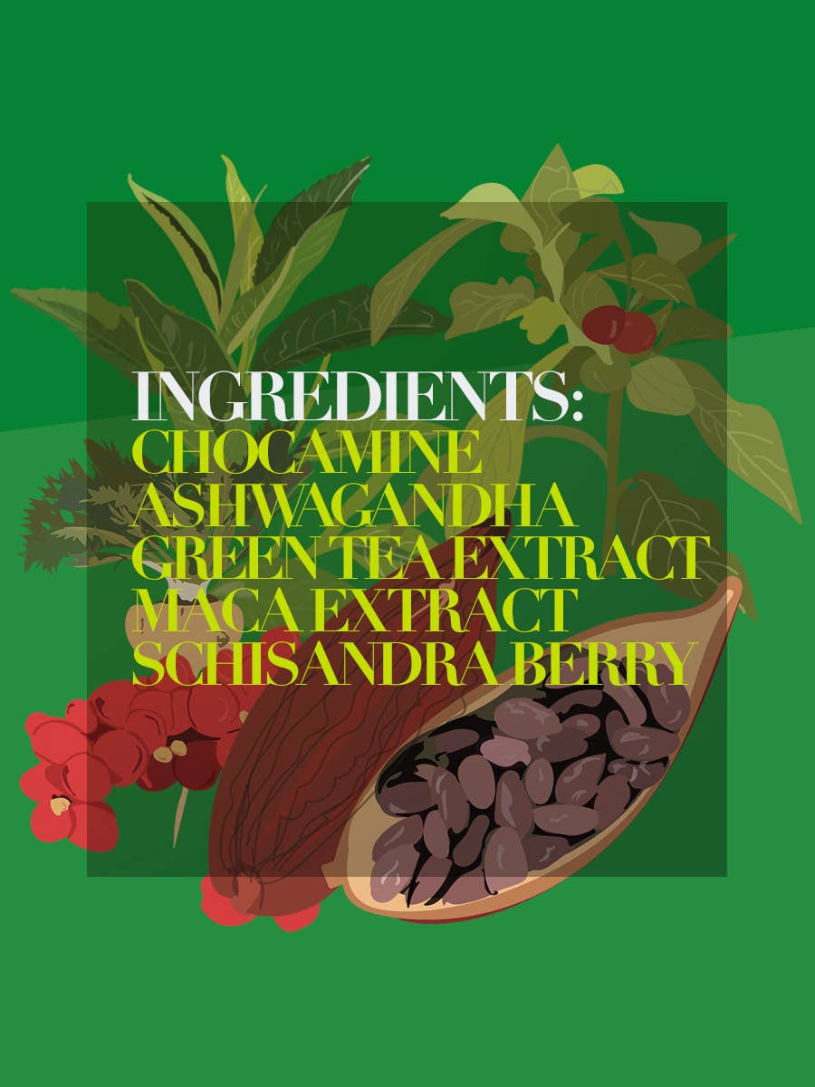 The Functional Chocolate Company - Energy Chocolate - Energy Formula - Espresso Flavor