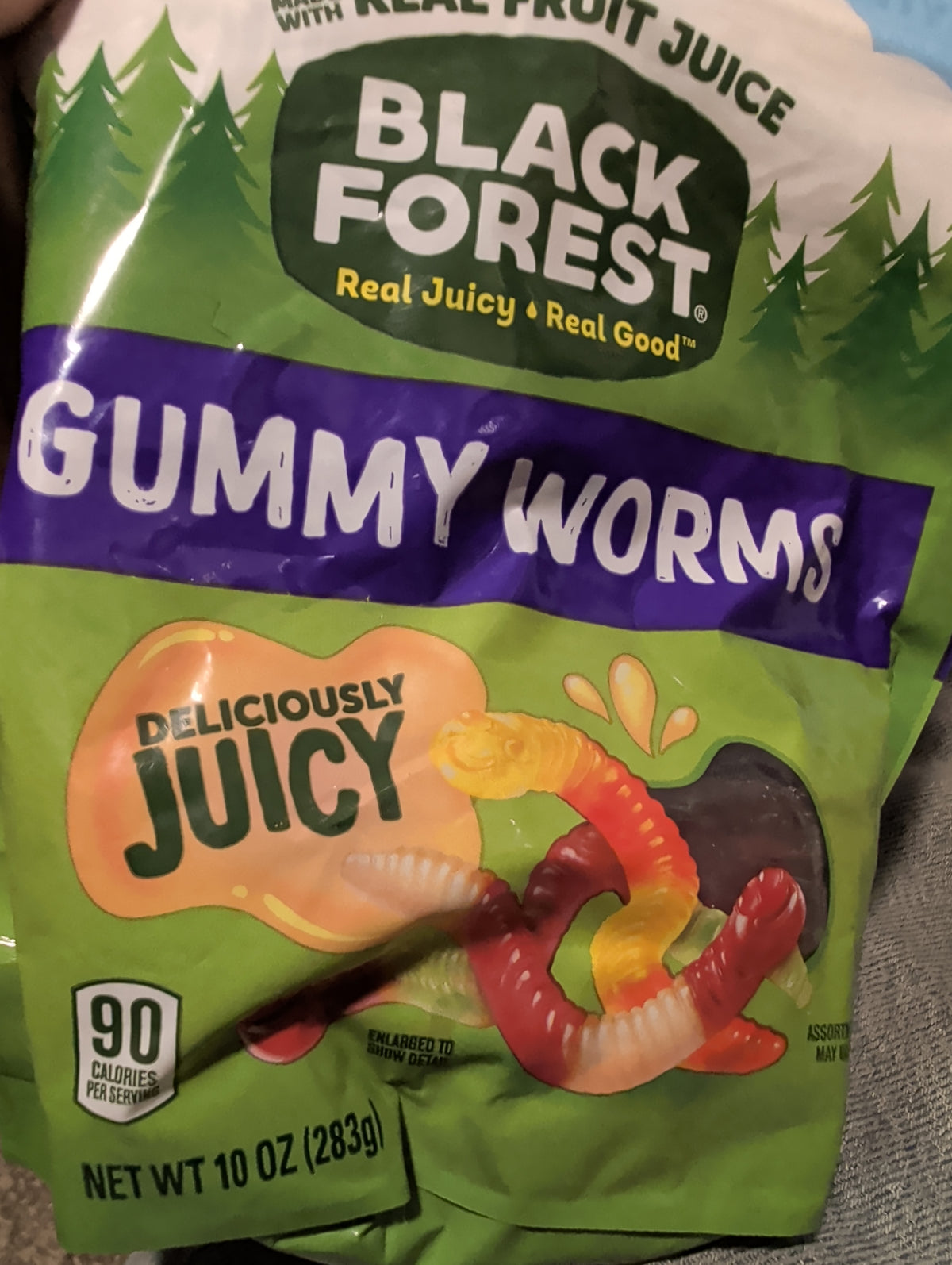 Real fruit Gummy Worms