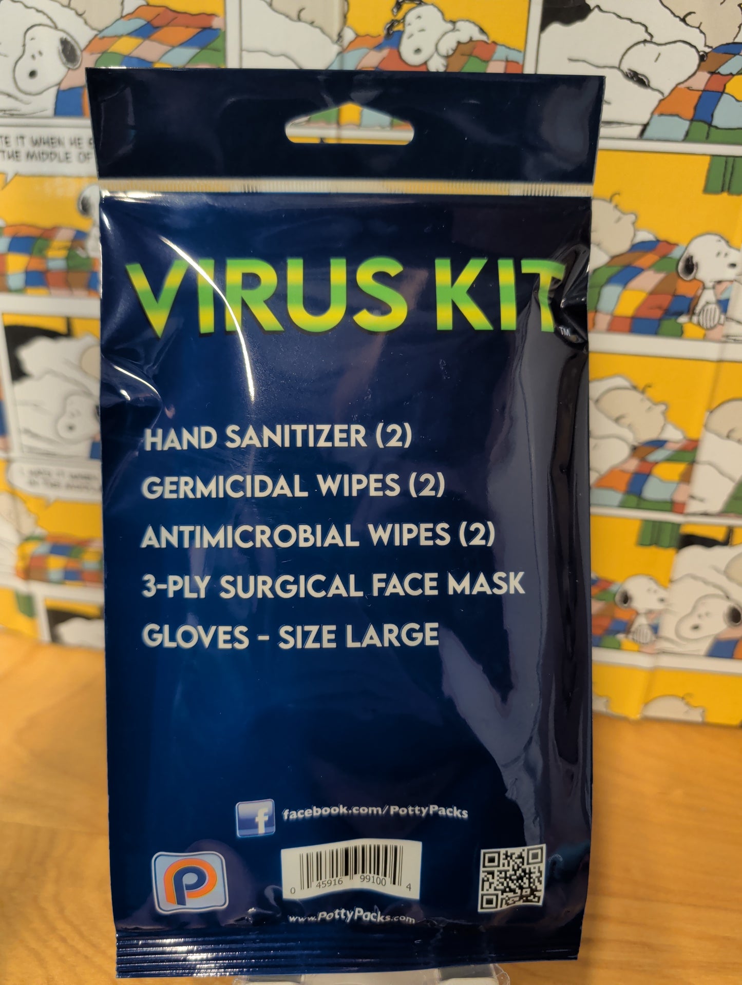Potty Packs - Virus Kit: Comprehensive Protection in Risky Environments