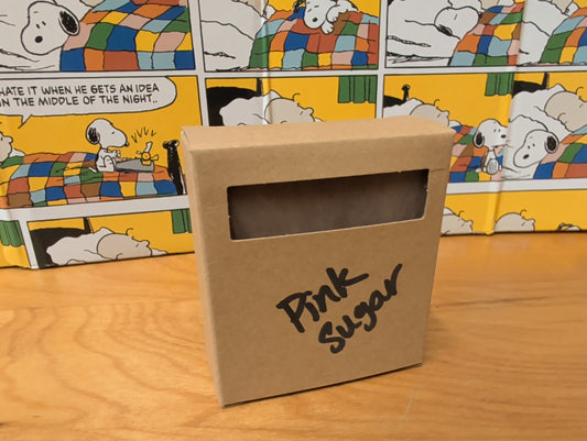 Pink sugar goat soap