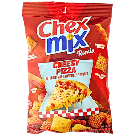 Chex Mix Cheesy Pizza