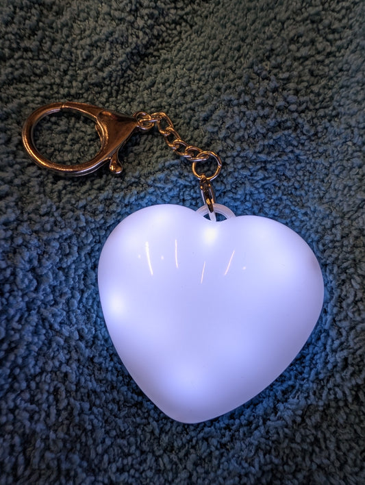 Key Chain, light up heart