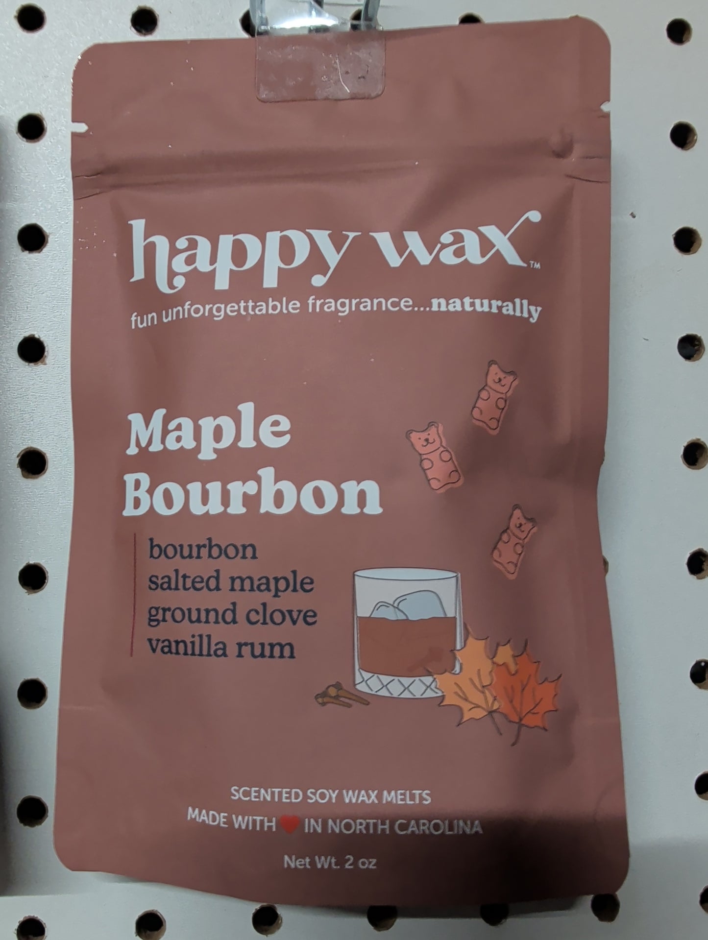Maple bourbon. Happy wax!