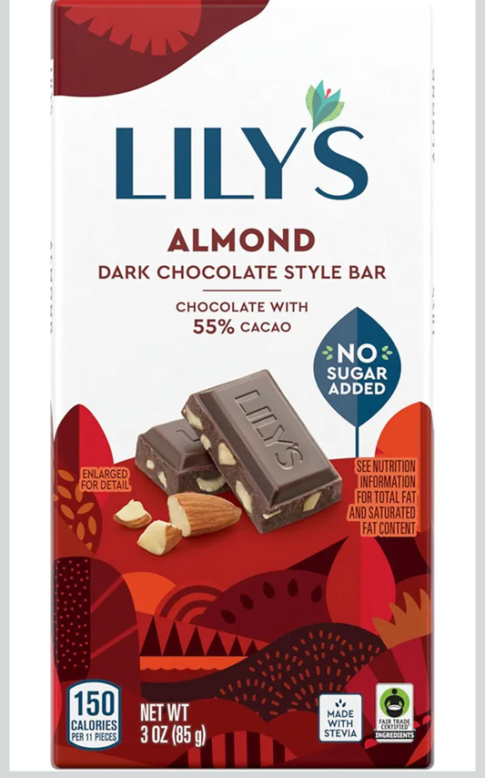 Lily's Almond Dark Chocolate