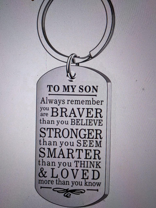 Key Chain, To my son