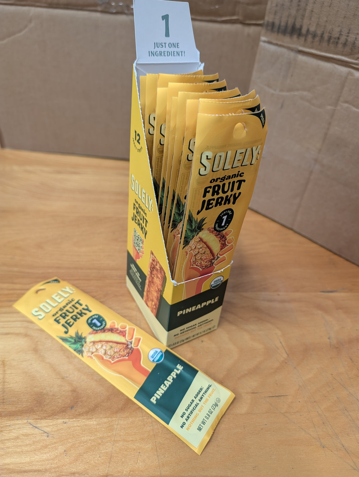 Everyday Supply Co - Solely Fruit - Fruit Jerky Pineapple .8 Oz