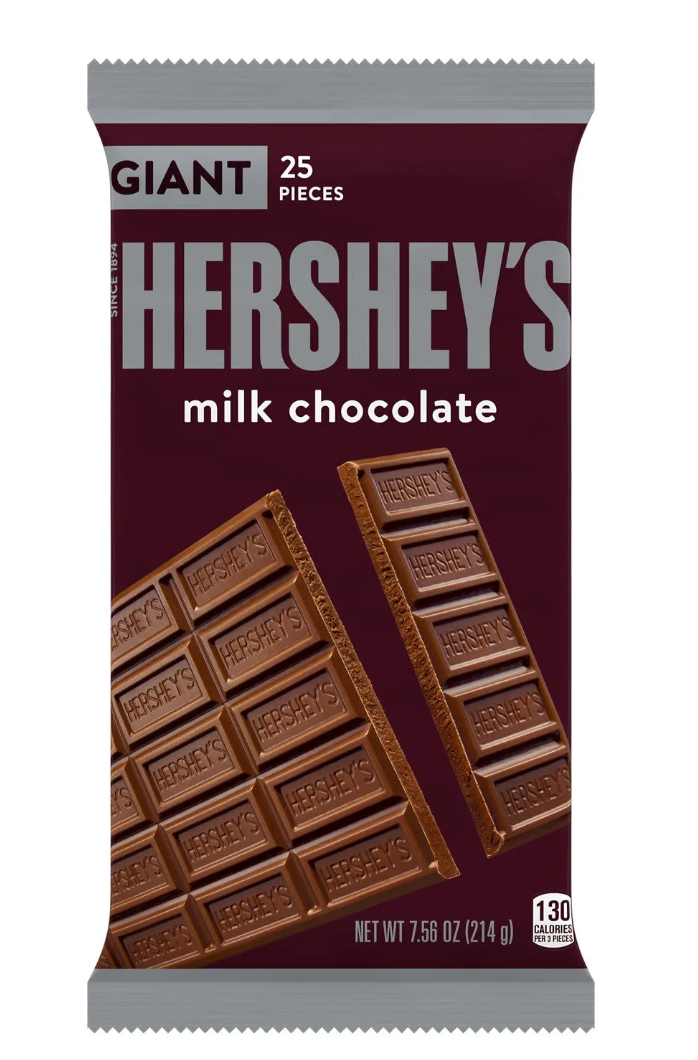 Hershey's Giant Milk Chocolate bar
