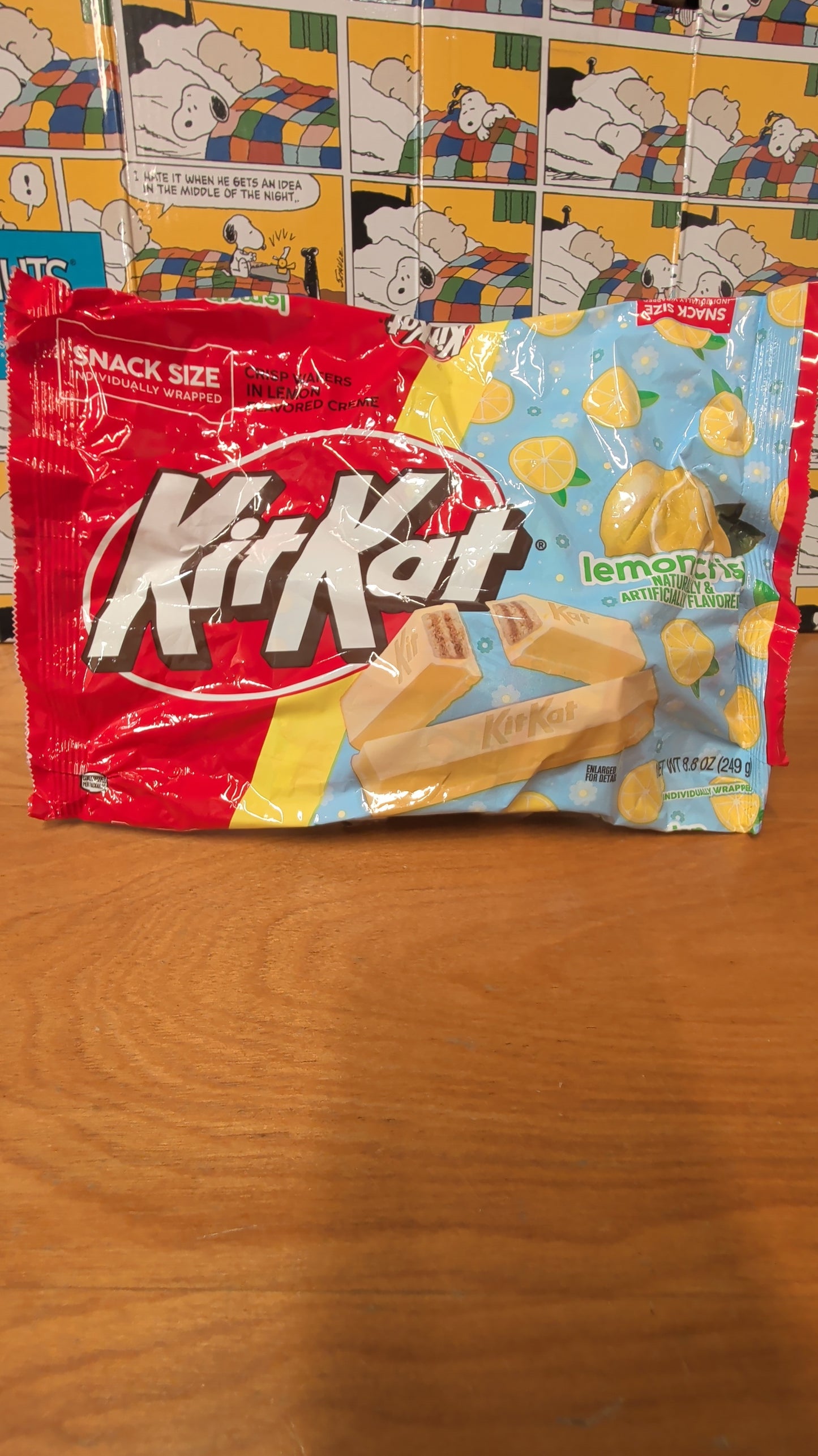 Kit Kat lemon crisps pack